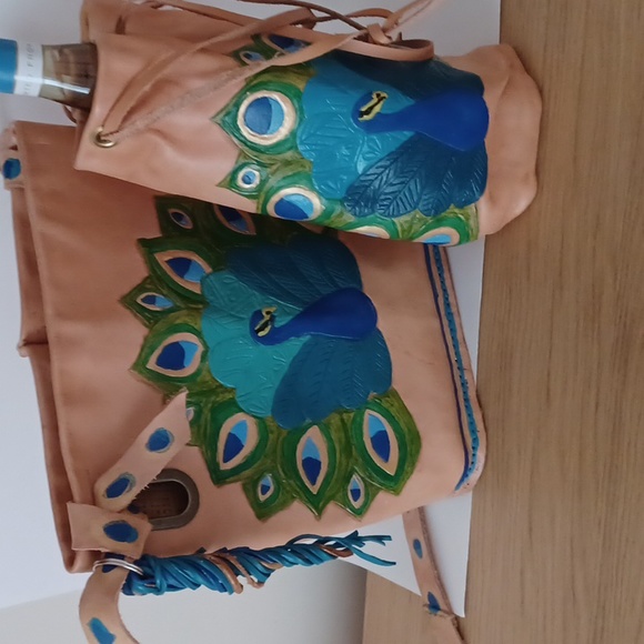 Leather Bucket Bag, Wine Tote, & Keychain (3-Piece Set) - Picture 13 of 15